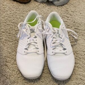 Nike Cheer Shoes White Athletic Shoes Breathable Low-Top